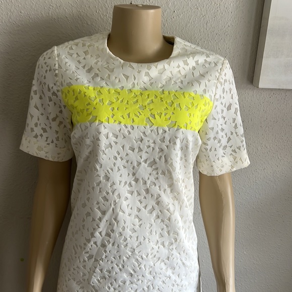 Elizabeth and James Chelle Laser Cut Lace Shift Dress Size S - Picture 3 of 7